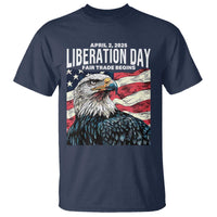 Liberation Day April 2 2025 T Shirt Fair Trade Patriotic American Eagle USA Flag