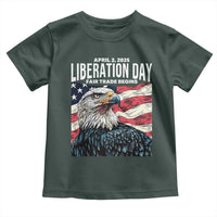 Liberation Day April 2 2025 Toddler T Shirt Fair Trade Patriotic American Eagle USA Flag