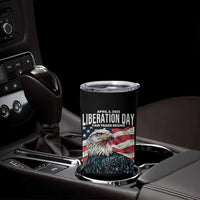Liberation Day April 2 2025 Tumbler Cup Fair Trade Patriotic American Eagle USA Flag