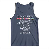 I Stand With Canada Greenland Mexico Panama Gaza Ukraine Tank Top