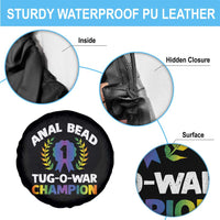 Anal Bead Tug O War Champion Funny Offensive Spare Tire Cover Inappropriate Adult Humor Rainbow - Wonder Print Shop