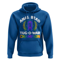 Anal Bead Tug O War Champion Funny Offensive Hoodie Inappropriate Adult Humor Rainbow - Wonder Print Shop