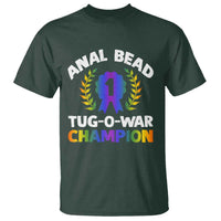 Anal Bead Tug O War Champion Funny Offensive T Shirt Inappropriate Adult Humor Rainbow - Wonder Print Shop