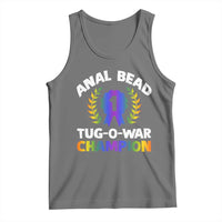Anal Bead Tug O War Champion Funny Offensive Tank Top Inappropriate Adult Humor Rainbow - Wonder Print Shop