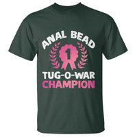 Anal Bead Tug O War Champion Funny Offensive T Shirt Inappropriate Adult Humor Pink - Wonder Print Shop