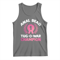 Anal Bead Tug O War Champion Funny Offensive Tank Top Inappropriate Adult Humor Pink - Wonder Print Shop
