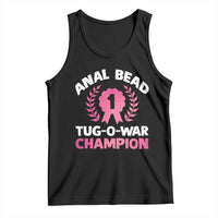 Anal Bead Tug O War Champion Funny Offensive Tank Top Inappropriate Adult Humor Pink - Wonder Print Shop