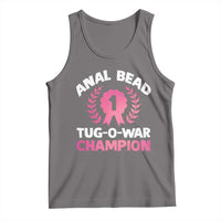Anal Bead Tug O War Champion Funny Offensive Tank Top Inappropriate Adult Humor Pink - Wonder Print Shop