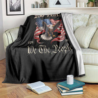250 Years of Liberty American Semiquincentennial Throw Blanket We The People Patriotic Eagle Heritage 1776 2026