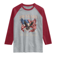250 Years of Liberty American Semiquincentennial Raglan Shirt We The People Patriotic Eagle Heritage 1776 2026