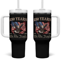 250 Years of Liberty American Semiquincentennial Tumbler With Handle We The People Patriotic Eagle Heritage 1776 2026