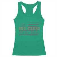 250 Years of Freedom American Flag Vintage Racerback Tank Top 1776-2026 We The People Patriotic Heritage