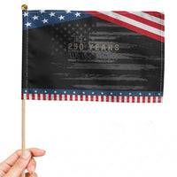 250 Years of Freedom American Flag Vintage Patriotic Handheld Flag 1776-2026 We The People Patriotic Heritage
