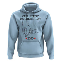 New Mom Est. 2025 Hoodie First Mother’s Day Matching Gift Light