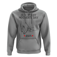 New Mom Est. 2025 Hoodie First Mother’s Day Matching Gift Light
