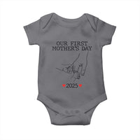 New Mom of Twins Est. 2025 Baby Onesie First Mother’s Day Matching Gift Light