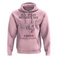 New Mom of Twins Est. 2025 Hoodie First Mother’s Day Matching Gift Light