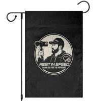 Rest In Speed Thank You For The Memories Garden Flag Automotive Media Legend Memorial Tribute