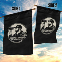 Rest In Speed Thank You For The Memories Garden Flag Automotive Media Legend Memorial Tribute
