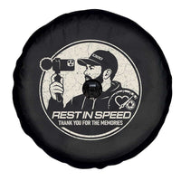 Rest In Speed Thank You For The Memories Spare Tire Cover Automotive Media Legend Memorial Tribute