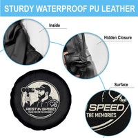 Rest In Speed Thank You For The Memories Spare Tire Cover Automotive Media Legend Memorial Tribute