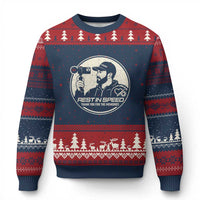 Rest In Speed Thank You For The Memories Ugly Christmas Sweater Automotive Media Legend Memorial Tribute