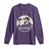 Rest In Speed Thank You For The Memories Long Sleeve Shirt Automotive Media Legend Memorial Tribute