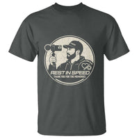 Rest In Speed Thank You For The Memories T Shirt Automotive Media Legend Memorial Tribute