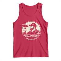 Rest In Speed Thank You For The Memories Tank Top Automotive Media Legend Memorial Tribute