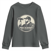 Rest In Speed Thank You For The Memories Youth Sweatshirt Automotive Media Legend Memorial Tribute