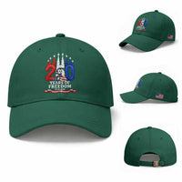 250 Years of Freedom Abraham Lincoln Patriotic Baseball Cap US Fighter Jets Red White and Blue 1776 to 2026 Semiquincentennial