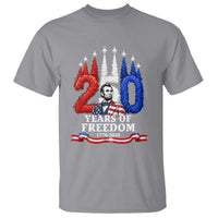 250 Years of Freedom Abraham Lincoln Patriotic T Shirt US Fighter Jets Red White and Blue 1776 to 2026 Semiquincentennial