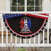 250 Years of Freedom Abraham Lincoln Patriotic Fan Flag US Fighter Jets Red White and Blue 1776 to 2026 Semiquincentennial