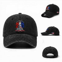250 Years of Freedom Abraham Lincoln Patriotic Washed Cotton Baseball Cap US Fighter Jets Red White and Blue 1776 to 2026 Semiquincentennial