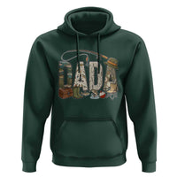 Best Fishing Dada Retro Vintage Outdoorsman Hoodie Bass Angler Dad Fisherman Fathers Day Gift for Men