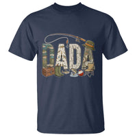 Best Fishing Dada Retro Vintage Outdoorsman T Shirt Bass Angler Dad Fisherman Fathers Day Gift for Men