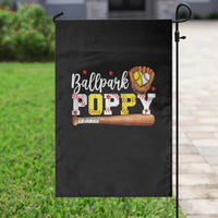 Ballpark Poppy Baseball and Softball Grandpa Garden Flag Sports Grandfather Game Day Birthday Gifts