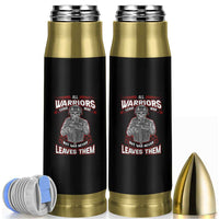 Veteran PTSD Bullet Tumbler All Warriors Leave War But War Never Leaves Them Skeleton Soldier
