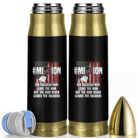 Veteran PTSD Bullet Tumbler Mission Save 22 Every Day American Flag Suicide Awareness