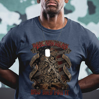 American Memorial T Shirt Real American Stand For The Flag Honor Who Died For It - Wonder Print Shop