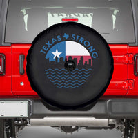 Strong Texas Spare Tire Cover Retro Flag Resilient Texans Pride - Wonder Print Shop