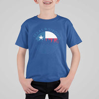 Strong Texas T Shirt For Kid Retro Flag Resilient Texans Pride - Wonder Print Shop