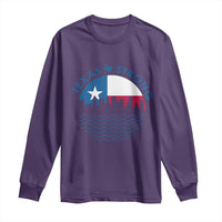 Strong Texas Long Sleeve Shirt Retro Flag Resilient Texans Pride - Wonder Print Shop