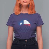 Strong Texas T Shirt For Women Retro Flag Resilient Texans Pride - Wonder Print Shop