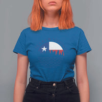 Strong Texas T Shirt For Women Retro Flag Resilient Texans Pride - Wonder Print Shop