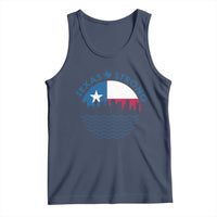 Strong Texas Tank Top Retro Flag Resilient Texans Pride - Wonder Print Shop