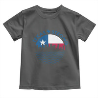 Strong Texas Toddler T Shirt Retro Flag Resilient Texans Pride - Wonder Print Shop