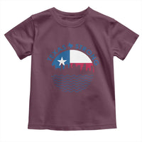 Strong Texas Toddler T Shirt Retro Flag Resilient Texans Pride - Wonder Print Shop