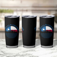 Strong Texas Tumbler Cup Retro Flag Resilient Texans Pride - Wonder Print Shop