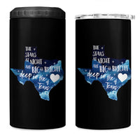 Texas Pride 4 in 1 Can Cooler Tumbler The Stars at Night Are Big and Bright - Wonder Print Shop